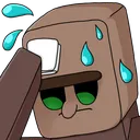 Emoji sweat_villager