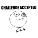 Emoji challengeaccepted