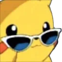 Emoji pikasunglasses