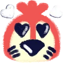 Emoji NE_parrot_love
