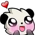 Emoji pandalove2
