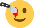 Emoji face_knife_eye
