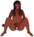 Emoji nude_female_masturbating