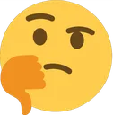 Emoji thinksdown