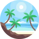 Emoji beach