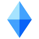 Emoji FCbluediamond