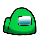 Emoji 6470_amongusvote_green