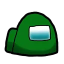 Emoji 4652_amongusvote_darkgreen