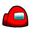 Emoji 3657_amongusvote_red