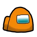 Emoji 3505_amongusvote_orange