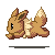 Emoji Pokemon_Evoli_run
