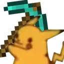 Emoji Pokemon_Pikachu_Pickaxe