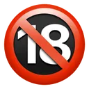 Emoji pegi18