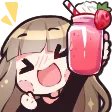 Emoji chara_brownhair_smoothie