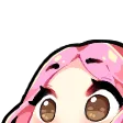 Emoji chara_pinkhair_curiosit