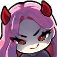 Emoji chara_pinkhair_evil