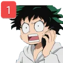 Emoji MHA_izuku_Call