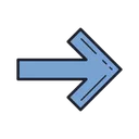 Emoji fleche_bleu_discord
