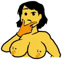 Emoji 9726_thinkboob