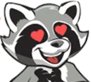 Emoji racoonlove1