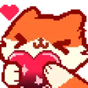 Emoji mn_orange_foxxo_lovee