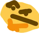 Emoji thinkingface