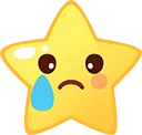Emoji StarPleure