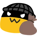 Emoji blobthief
