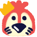 Emoji A_NE_parrot_king_wink