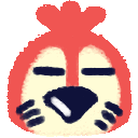 Emoji A_NE_parrot_sleep