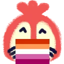 Emoji NE_parrot_lesb