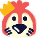 Emoji NE_parrot_king2