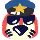 Emoji NE_parrot_police