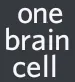 Emoji onebraincell