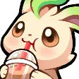 Emoji LeafeonDrink