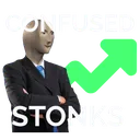 Emoji stonkconfused