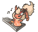 Emoji Pokemon_Flareon_DJ