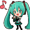 Emoji 5785_HatsuneMiku_Sing