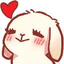 Emoji bunny_love