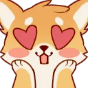 Emoji foxeyesheart