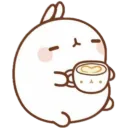 Emoji 8723_Molang_coffee