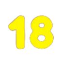 Emoji number_18