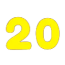 Emoji number_20