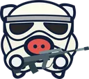 Emoji piggy_stormtrooper
