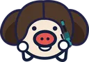 Emoji piggy_leia
