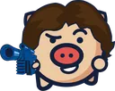Emoji piggy_han_solo