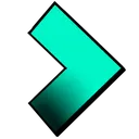Emoji fleche_turquoise