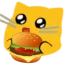 Emoji burger_cat