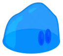 Emoji transparent_blue_blob