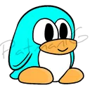 Emoji PingouinBleuClairPatmanIG